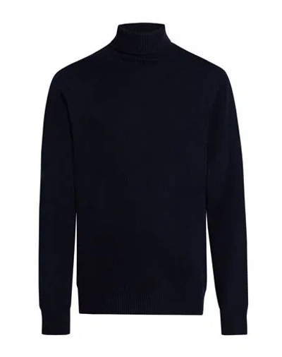 Grifoni Man Turtleneck Midnight Blue Size 36 Cashmere
