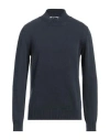 Grifoni Man Turtleneck Navy Size 40 Wool, Polyamide