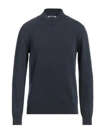 Grifoni Man Turtleneck Navy Size 40 Wool, Polyamide