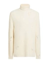 Grifoni Man Turtleneck Off White Size 40 Virgin Wool
