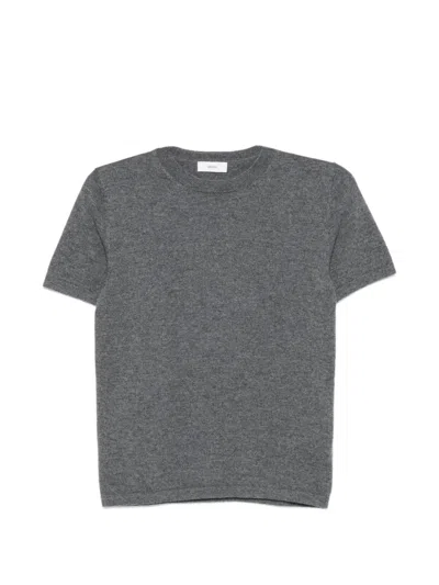Grifoni Meilin Short-sleeve T-shirt In Gray