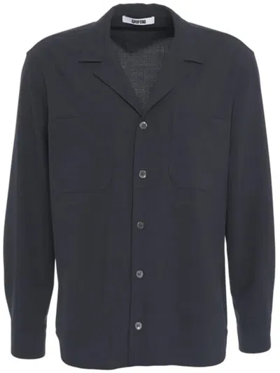 Grifoni Over Shirt Clothing In Blue