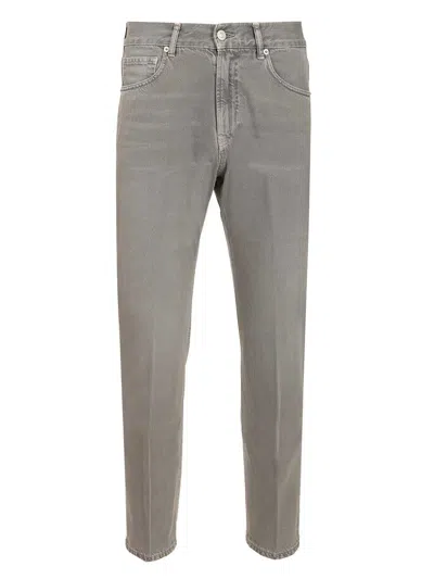 Grifoni Pantaloni 5 Tasche Trousers Grey In Gray