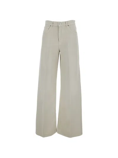 Grifoni Pressed-crease Jeans In Neutral