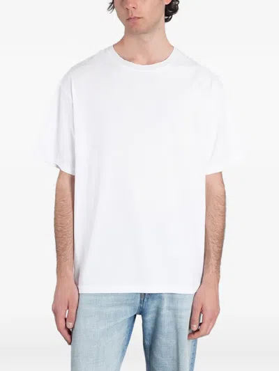 Grifoni Raw-edge T-shirt In White