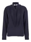 Grifoni Scollo V In Maglia In Multi