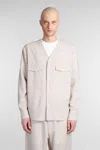 Grifoni Shirt In Beige Polyester