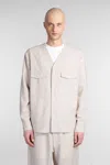 Grifoni Shirt In Beige Polyester In Neutral
