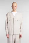 Grifoni Shirt In Beige Polyester In Beige