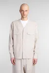 Grifoni Shirt In Beige Polyester In Beige