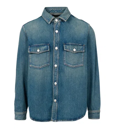Grifoni Shirts Blue Denim