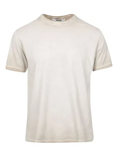Grifoni Short-sleeve Crew-neck T-shirt In White