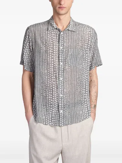 Grifoni Silk Shirt In Green