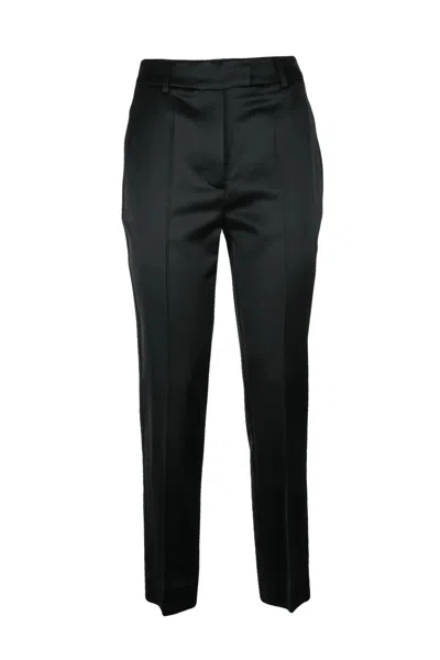 Grifoni Straight Leg Black Trousers