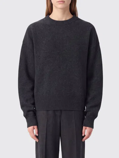 Grifoni Sweater Woman Color Charcoal In Black
