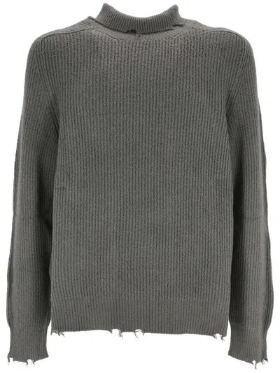 Grifoni Sweaters In Gray