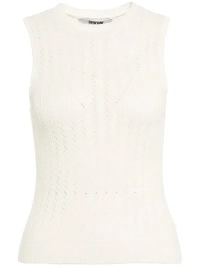 Grifoni Tank Top Clothing In White