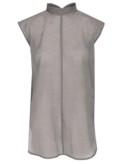 Grifoni Top Tops Grey In Gray