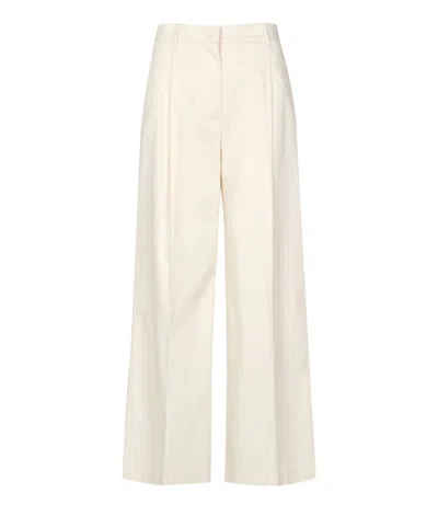 Grifoni Trousers Cream In White