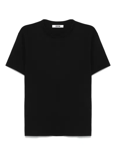 Grifoni Whipstitch-detail T-shirt