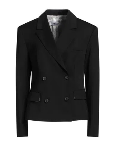 Grifoni Woman Blazer Black Size 8 Viscose, Virgin Wool, Elastane