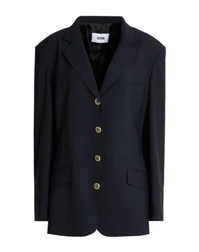Grifoni Woman Blazer Midnight Blue Size 6 Polyester, Virgin Wool, Elastane