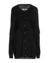 Grifoni Woman Cardigan Black Size 8 Virgin Wool In Black