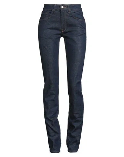 Grifoni Woman Jeans Blue Size 27 Cotton, Elastane