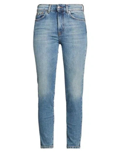 Grifoni Woman Jeans Blue Size 28 Cotton, Elastane