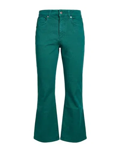 Grifoni Woman Jeans Deep Teal Size 29 Cotton, Elastane In Green