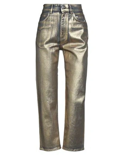 Grifoni Woman Jeans Gold Size 29 Cotton, Elastane