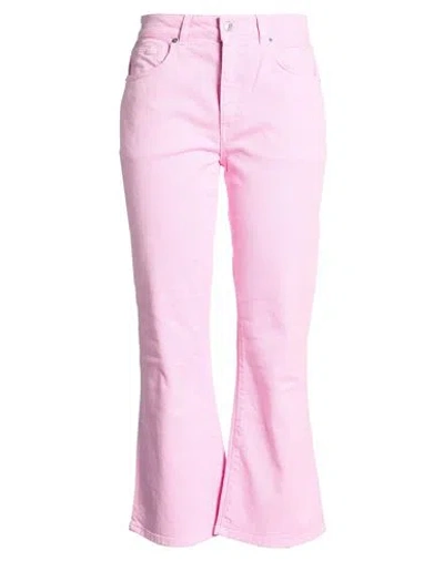 Grifoni Woman Jeans Lilac Size 30 Cotton, Elastane In Pink