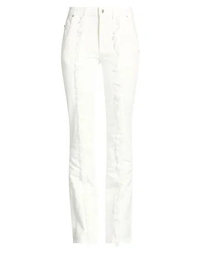 Grifoni Woman Jeans White Size 26 Cotton