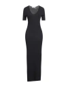 Grifoni Woman Maxi Dress Black Size 4 Viscose, Polyamide In Black