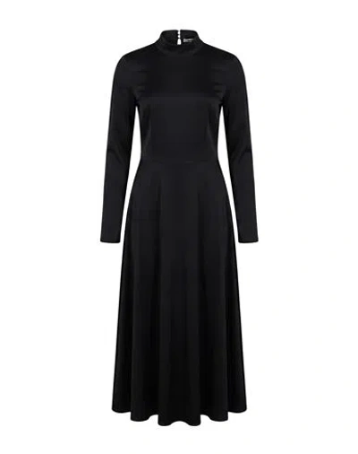 Grifoni Woman Midi Dress Black Size 2 Viscose, Elastane