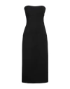 Grifoni Woman Midi Dress Black Size 6 Polyester, Virgin Wool, Elastane In Black