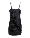 Grifoni Woman Mini Dress Black Size 8 Polyester In Black