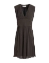 Grifoni Woman Mini Dress Charcoal Size 10 Silk