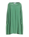 Grifoni Woman Mini Dress Green Size 4 Acetate, Silk