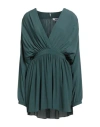 Grifoni Woman Mini Dress Green Size 6 Acetate, Silk