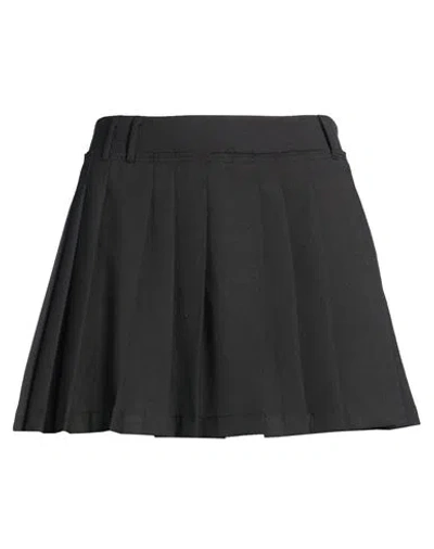Grifoni Woman Mini Skirt Black Size 6 Polyester, Virgin Wool, Elastane