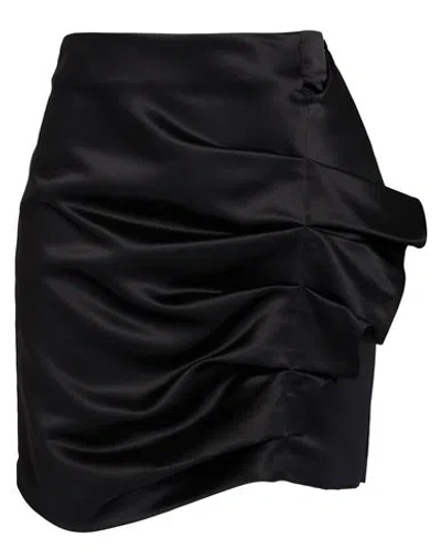 Grifoni Woman Mini Skirt Black Size 8 Polyester