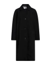 Grifoni Woman Overcoat & Trench Coat Black Size 6 Cotton, Polyester, Polyamide