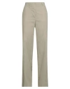 Grifoni Woman Pants Beige Size 8 Cotton In Green