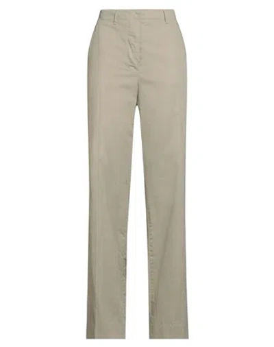 Grifoni Woman Pants Beige Size 8 Cotton In Green