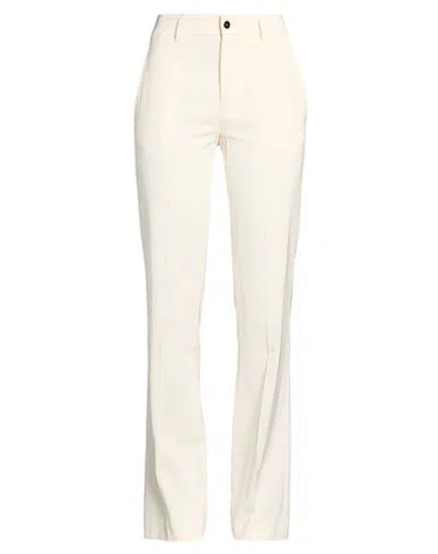 Grifoni Woman Pants Beige Size 8 Viscose, Virgin Wool, Elastane In Sand