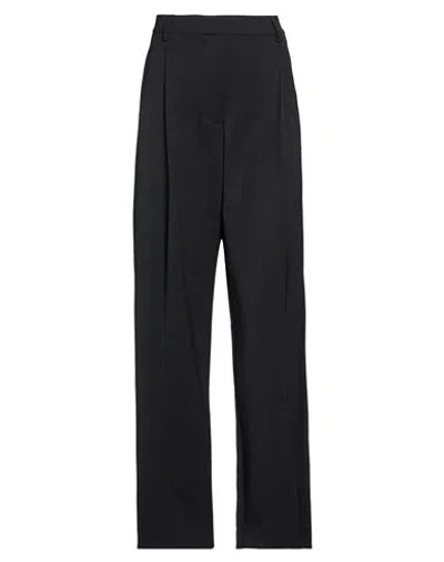 Grifoni Woman Pants Black Size 10 Polyester, Virgin Wool, Elastane
