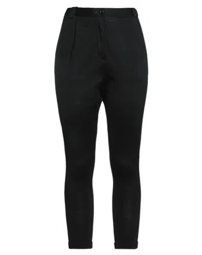 Grifoni Woman Pants Black Size 6 Cotton