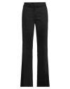 Grifoni Woman Pants Black Size 8 Cotton, Elastane In Black