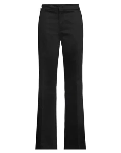 Grifoni Woman Pants Black Size 8 Cotton, Elastane